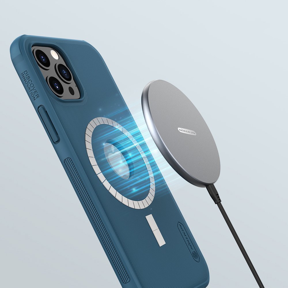 Pokrowiec Nillkin Super Frosted Shield czarny Apple iPhone 12 Pro / 12 Pokrowiec Nillkin Super Frosted Shield czarny Apple iPhone 12 Pro / 12