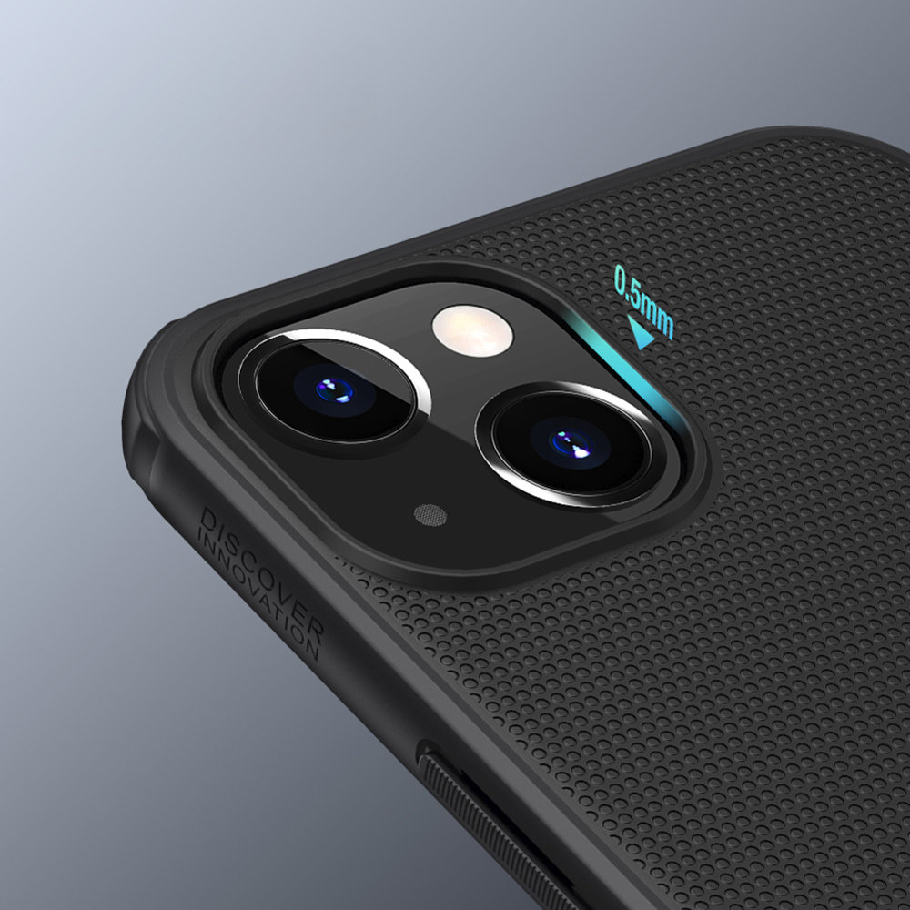 Pokrowiec Nillkin Super Frosted Shield czarny Apple iPhone 13 / 8 Pokrowiec Nillkin Super Frosted Shield czarny Apple iPhone 13 / 8