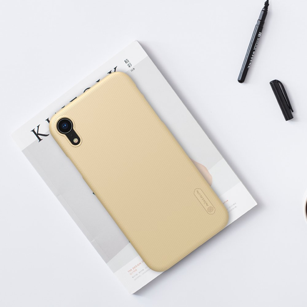 Pokrowiec Nillkin Super Frosted Shield czarny Apple iPhone XR / 12 Pokrowiec Nillkin Super Frosted Shield czarny Apple iPhone XR / 12