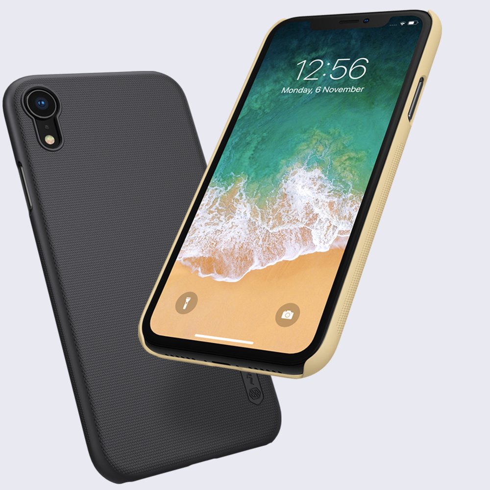 Pokrowiec Nillkin Super Frosted Shield czarny Apple iPhone XR / 4 Pokrowiec Nillkin Super Frosted Shield czarny Apple iPhone XR / 4
