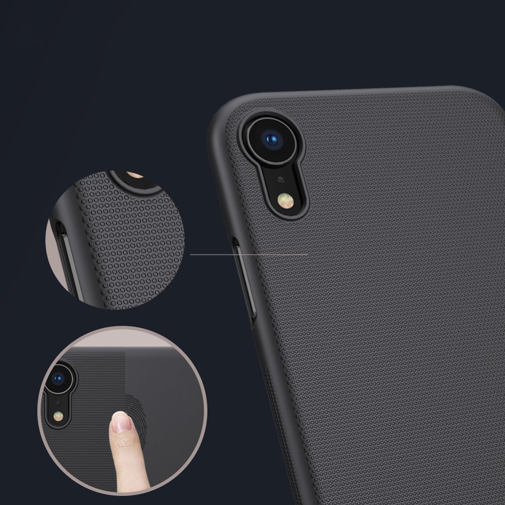 Pokrowiec Nillkin Super Frosted Shield czarny Apple iPhone XR / 7 Pokrowiec Nillkin Super Frosted Shield czarny Apple iPhone XR / 7