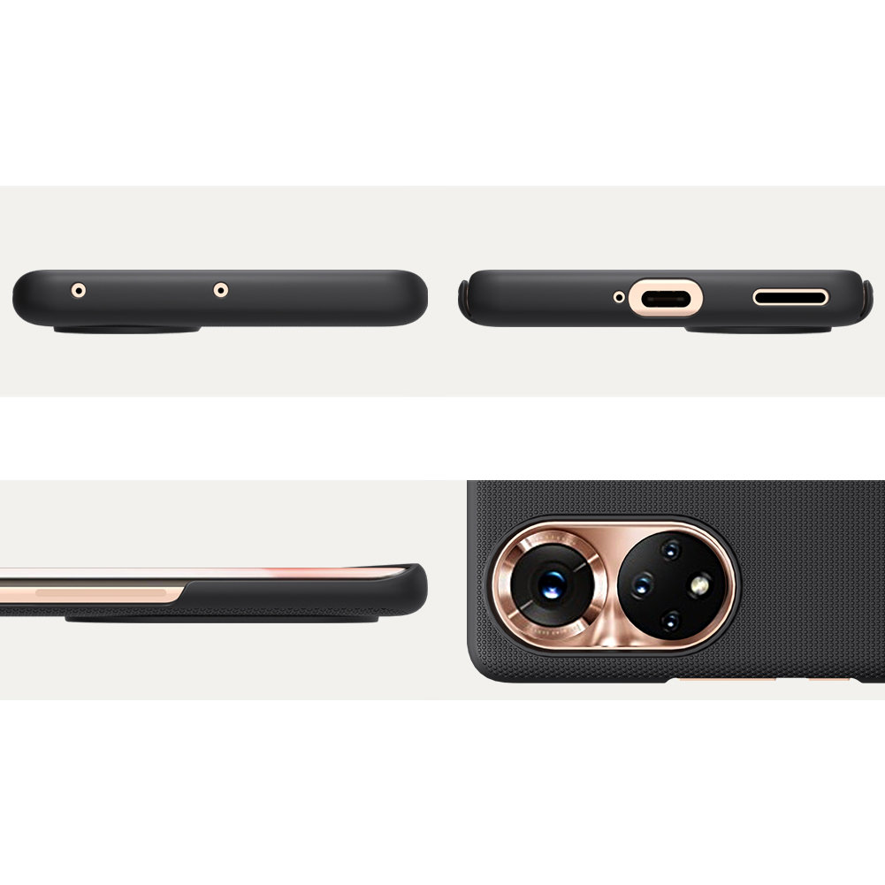 Pokrowiec Nillkin Super Frosted Shield czarny Honor 50 / 7 Pokrowiec Nillkin Super Frosted Shield czarny Honor 50 / 7