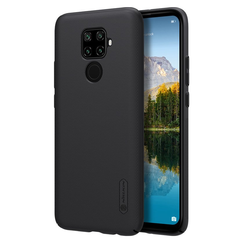 Pokrowiec Nillkin Super Frosted Shield czarny Huawei Mate 30 Lite