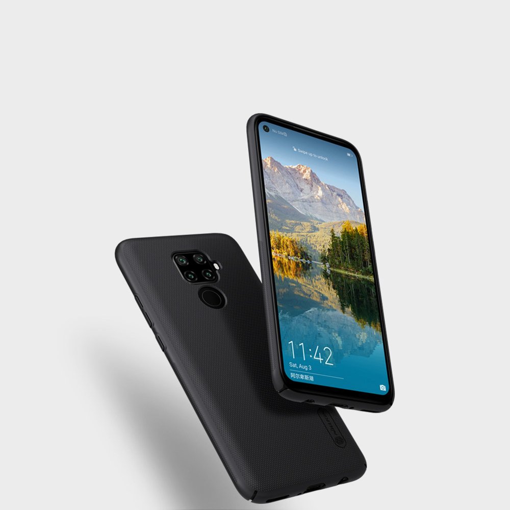 Pokrowiec Nillkin Super Frosted Shield czarny Huawei Mate 30 Lite / 6