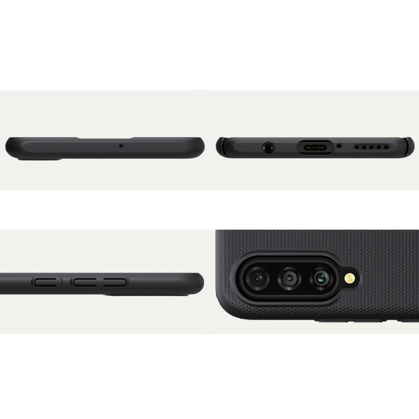 Pokrowiec Nillkin Super Frosted Shield czarny Huawei P30 Lite / 10 Pokrowiec Nillkin Super Frosted Shield czarny Huawei P30 Lite / 10