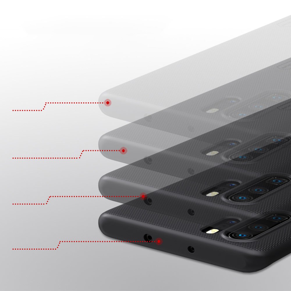 Pokrowiec Nillkin Super Frosted Shield czarny Huawei P30 Pro / 11