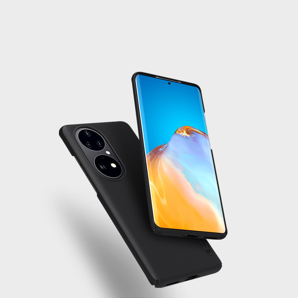 Pokrowiec Nillkin Super Frosted Shield czarny Huawei P50 Pro / 10