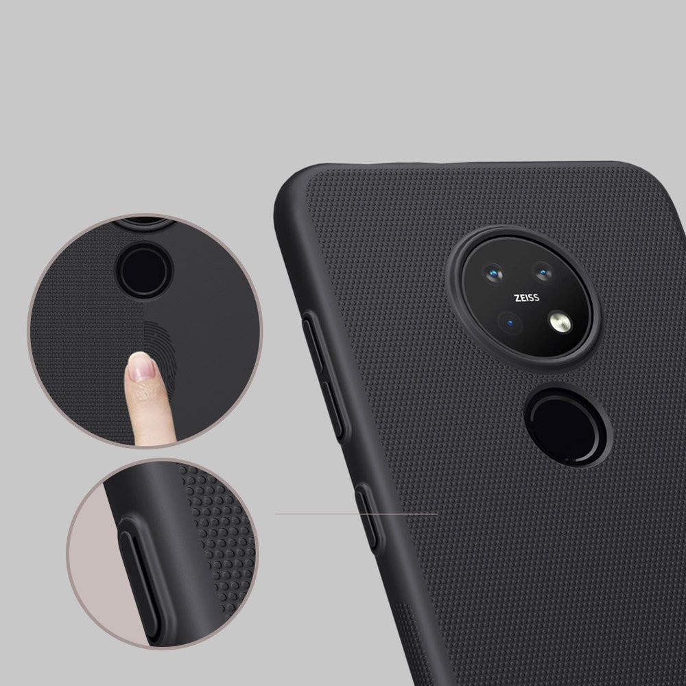 Pokrowiec Nillkin Super Frosted Shield czarny Nokia 6.2 / 10 Pokrowiec Nillkin Super Frosted Shield czarny Nokia 6.2 / 10