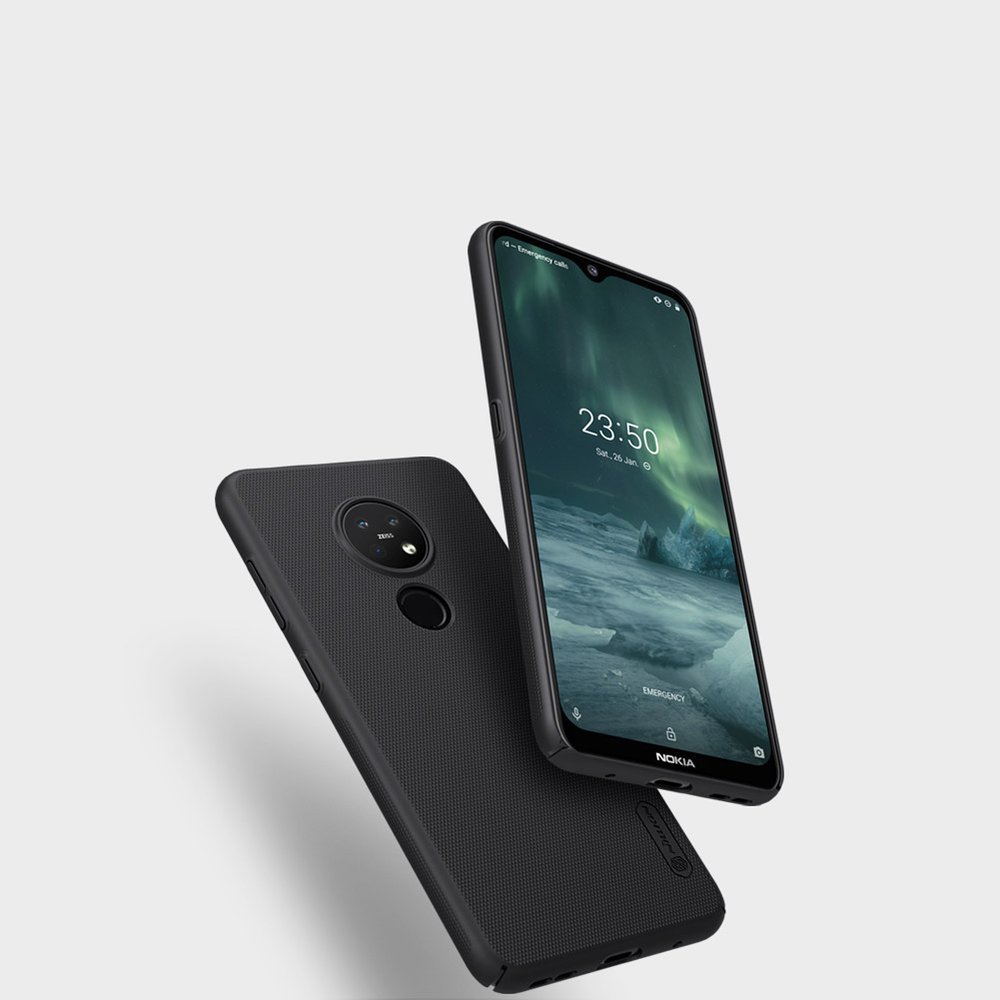 Pokrowiec Nillkin Super Frosted Shield czarny Nokia 6.2 / 7 Pokrowiec Nillkin Super Frosted Shield czarny Nokia 6.2 / 7