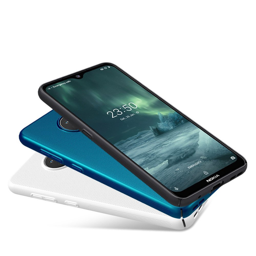 Pokrowiec Nillkin Super Frosted Shield czarny Nokia 7.2 / 8