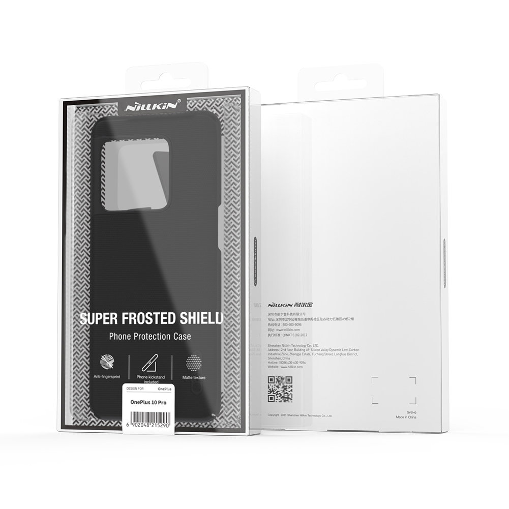 Pokrowiec Nillkin Super Frosted Shield czarny OnePlus 10 Pro / 5