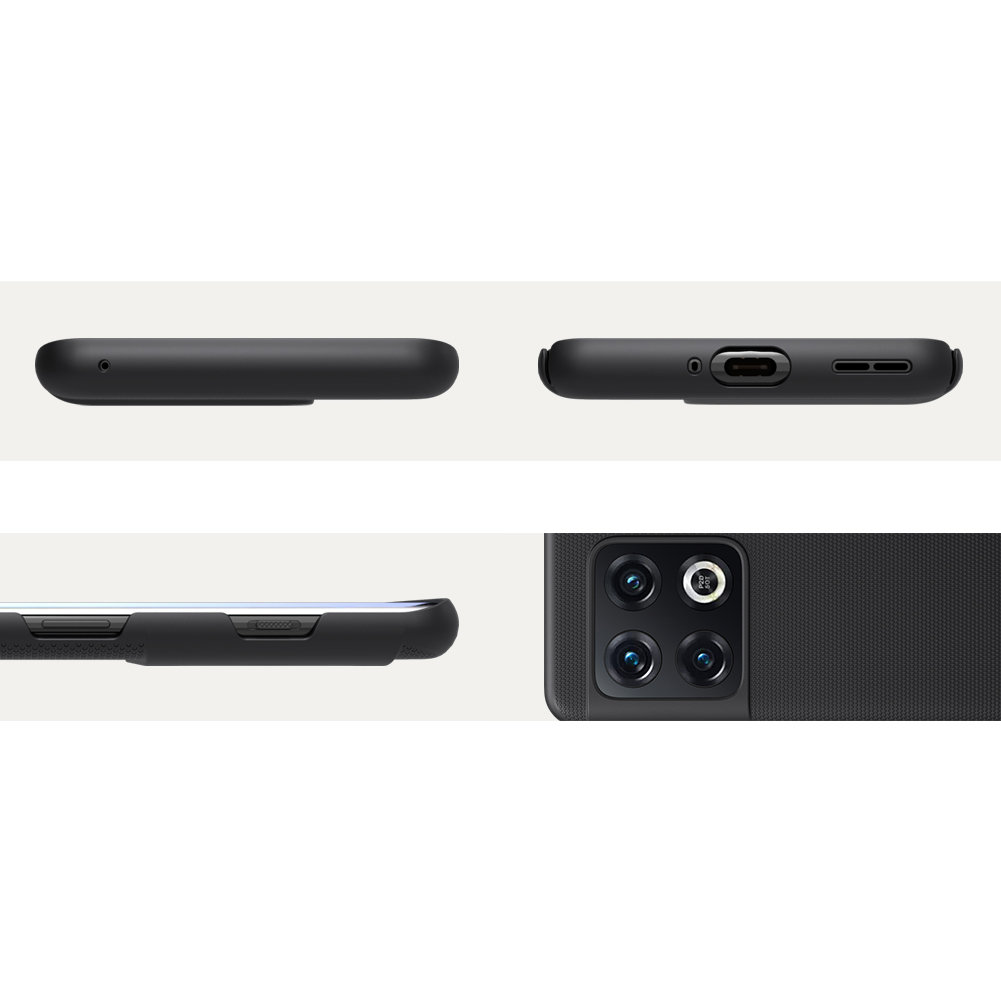 Pokrowiec Nillkin Super Frosted Shield czarny OnePlus 10 Pro / 7