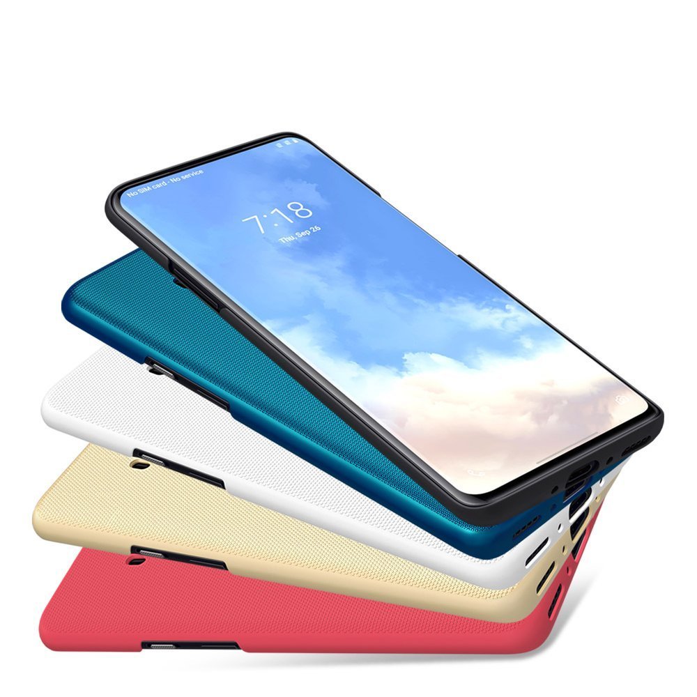 Pokrowiec Nillkin Super Frosted Shield czarny OnePlus 7T Pro / 9 Pokrowiec Nillkin Super Frosted Shield czarny OnePlus 7T Pro / 9