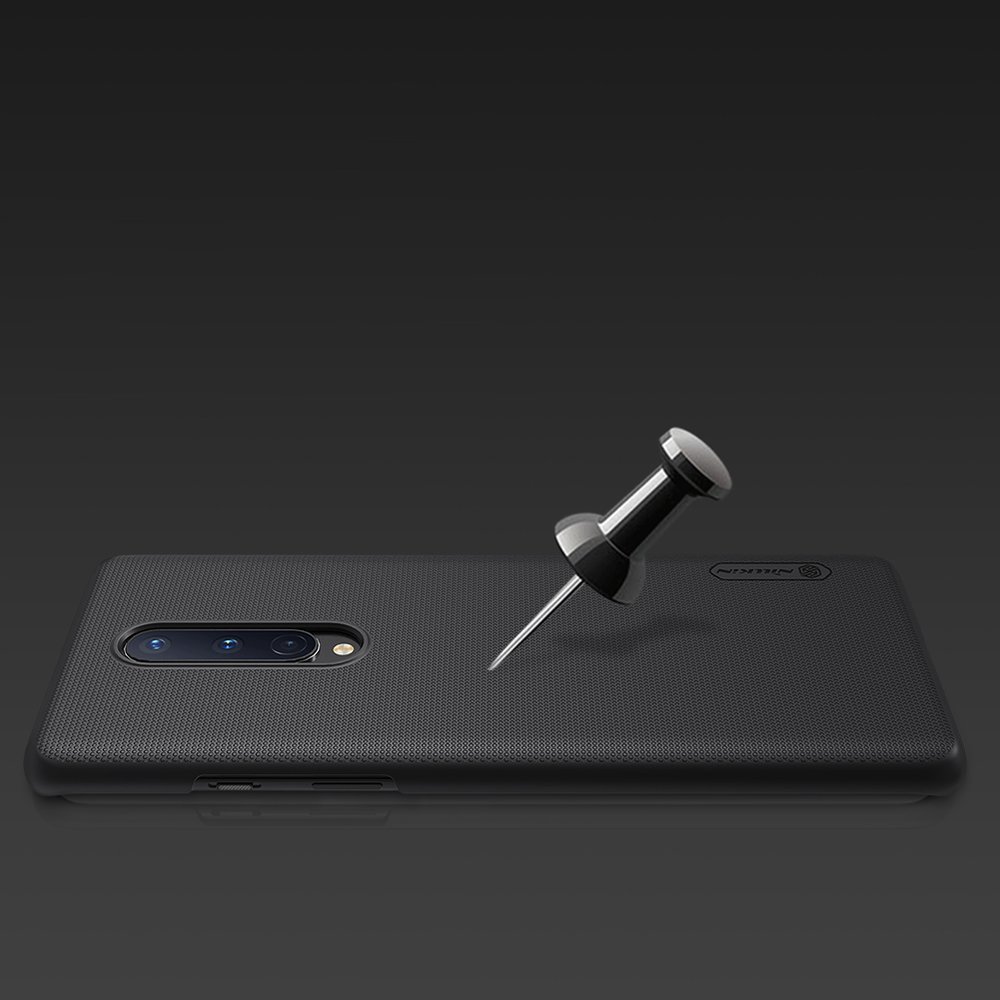 Pokrowiec Nillkin Super Frosted Shield czarny OnePlus 8 / 12