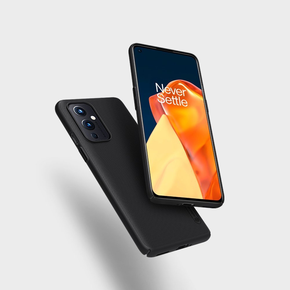 Pokrowiec Nillkin Super Frosted Shield czarny OnePlus 9 / 6