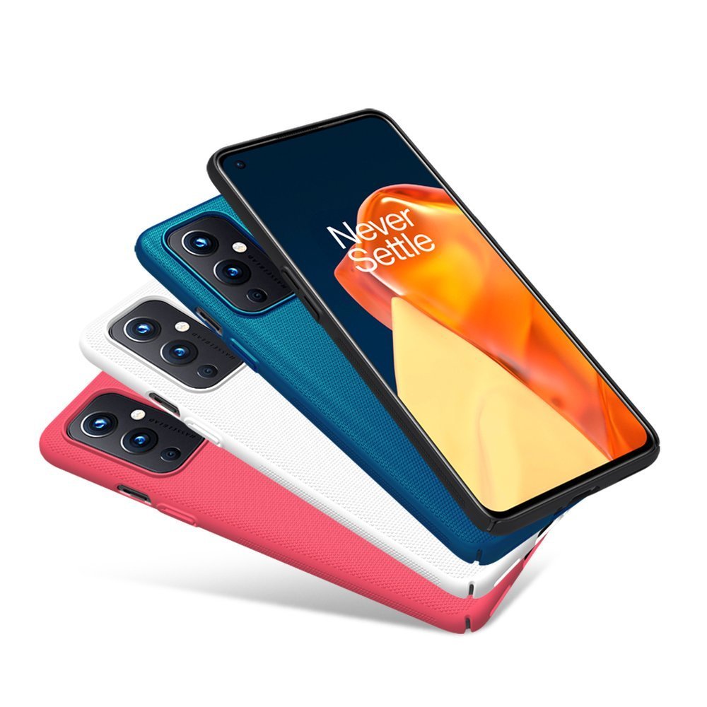 Pokrowiec Nillkin Super Frosted Shield czarny OnePlus 9 / 7