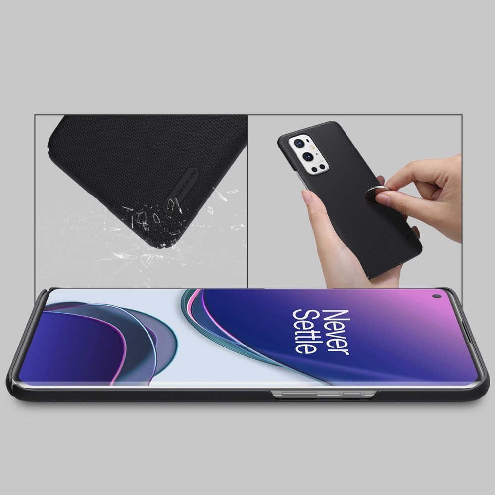 Pokrowiec Nillkin Super Frosted Shield czarny OnePlus 9 Pro / 8 Pokrowiec Nillkin Super Frosted Shield czarny OnePlus 9 Pro / 8