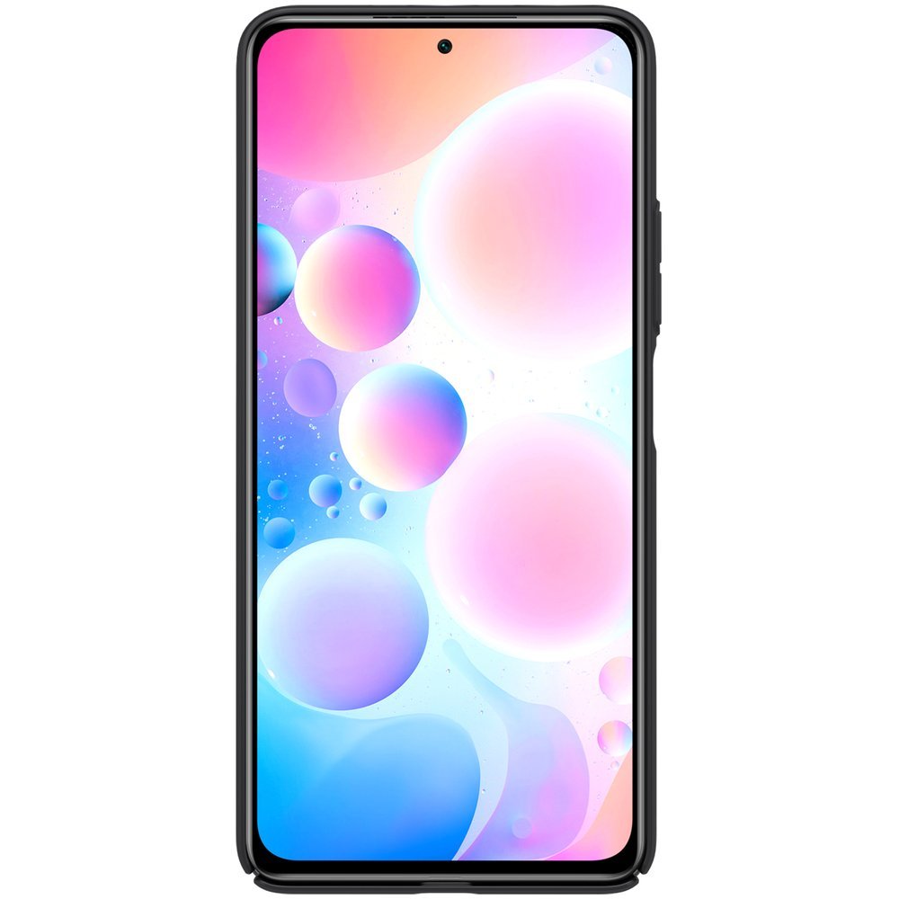 Pokrowiec Nillkin Super Frosted Shield czarny Poco F3 / 2