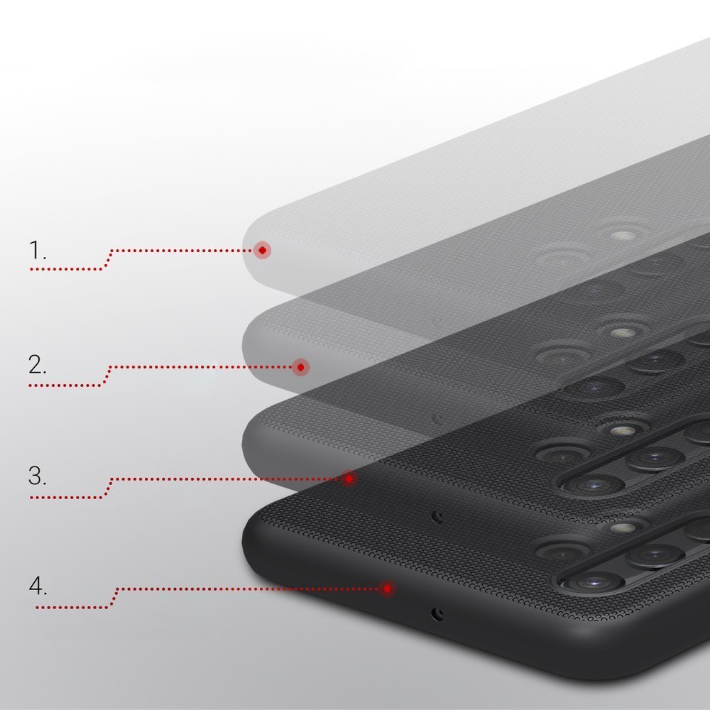 Pokrowiec Nillkin Super Frosted Shield czarny Samsung A32 4G / 10