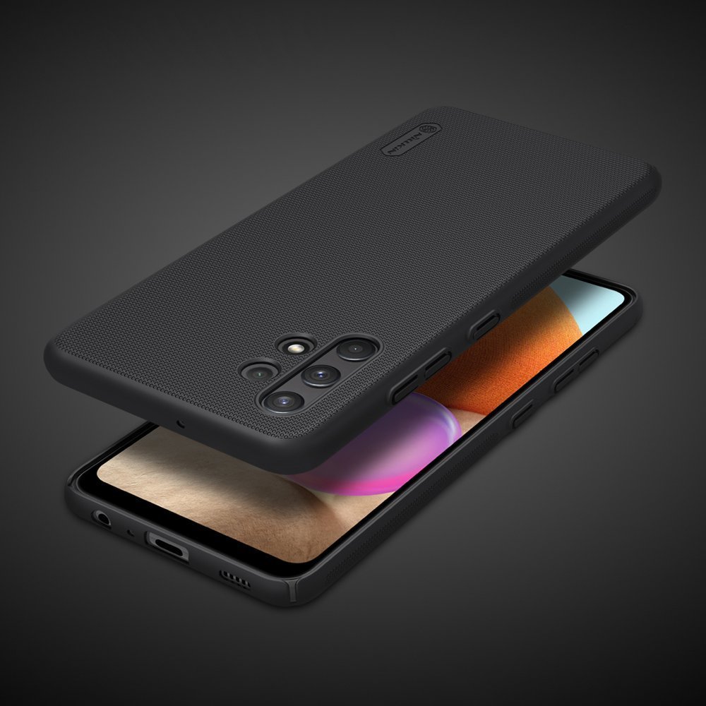 Pokrowiec Nillkin Super Frosted Shield czarny Samsung A32 4G / 12