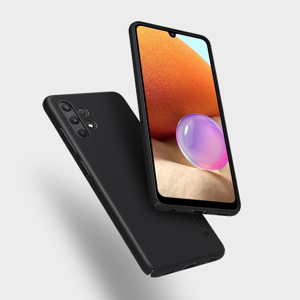 Pokrowiec Nillkin Super Frosted Shield czarny Samsung A32 4G / 7