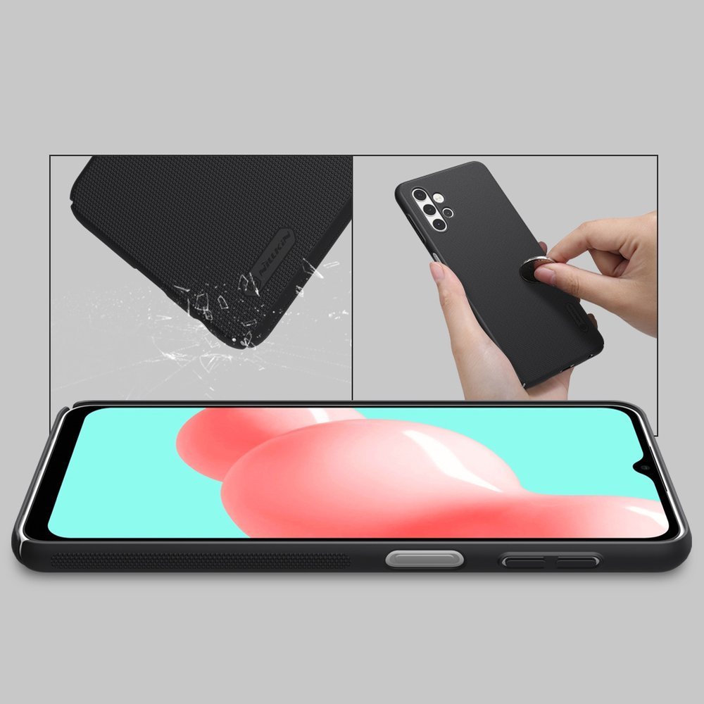 Pokrowiec Nillkin Super Frosted Shield czarny Samsung A32 5G / 9