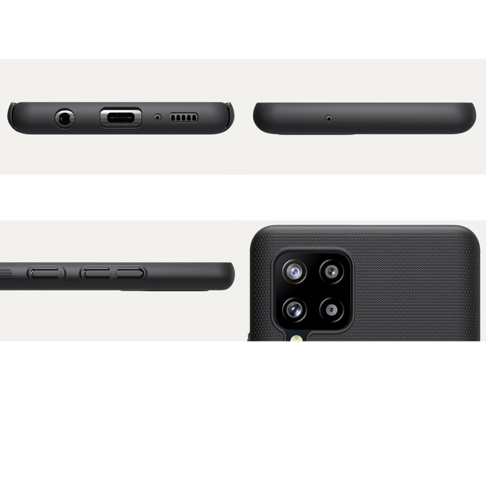 Pokrowiec Nillkin Super Frosted Shield czarny Samsung Galaxy A42 5G / 11