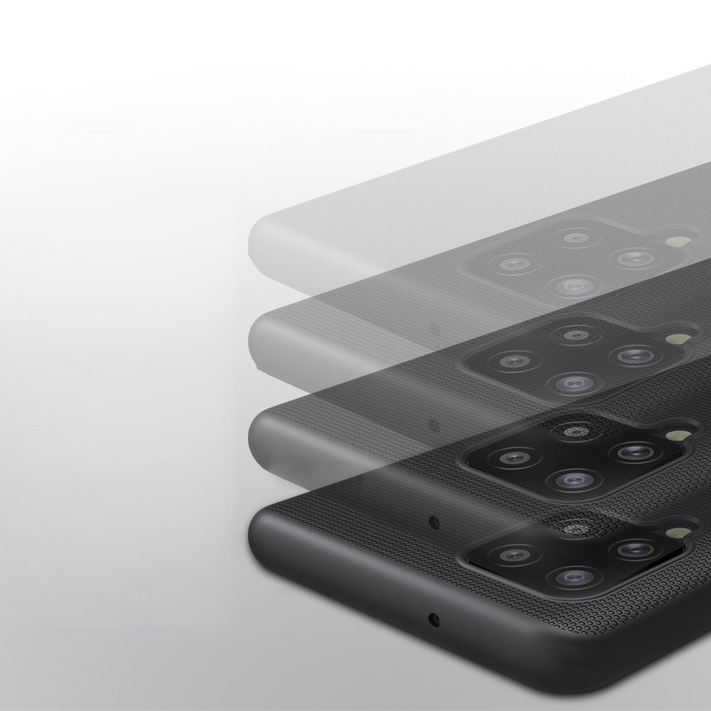 Pokrowiec Nillkin Super Frosted Shield czarny Samsung Galaxy A42 5G / 12