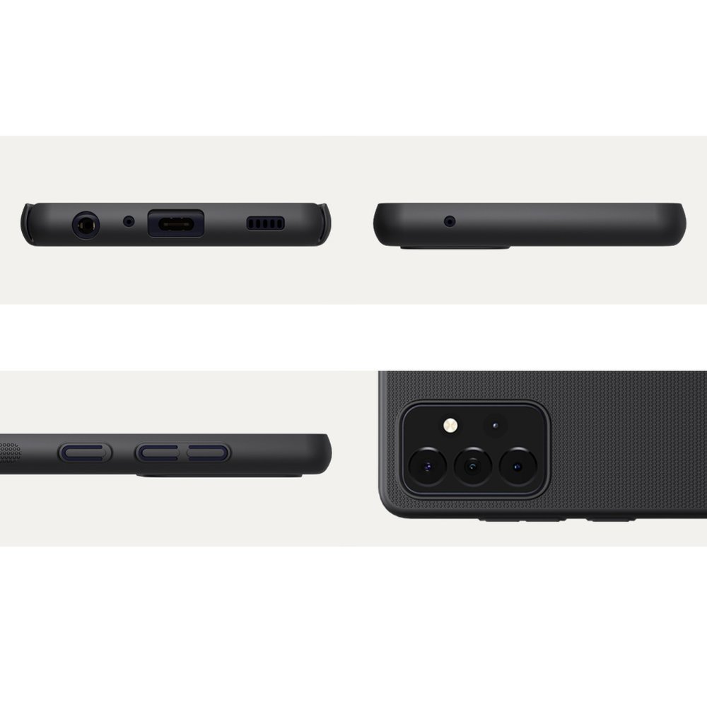 Pokrowiec Nillkin Super Frosted Shield czarny Samsung A72 4G / 11