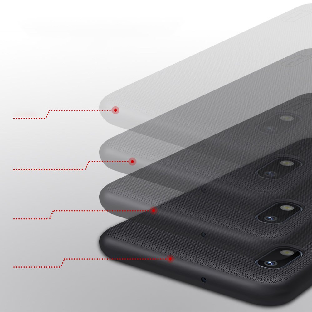 Pokrowiec Nillkin Super Frosted Shield czarny Samsung Galaxy A10 / 10 Pokrowiec Nillkin Super Frosted Shield czarny Samsung Galaxy A10 / 10