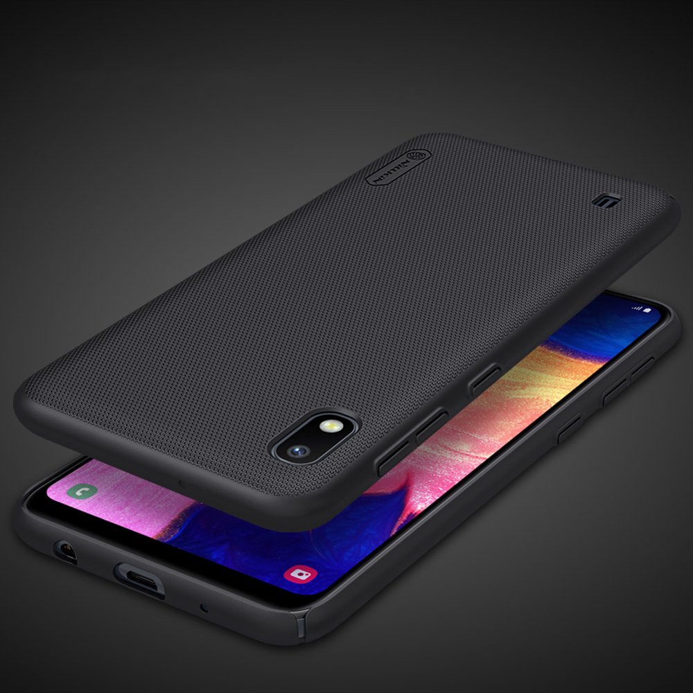 Pokrowiec Nillkin Super Frosted Shield czarny Samsung Galaxy A10 / 12 Pokrowiec Nillkin Super Frosted Shield czarny Samsung Galaxy A10 / 12