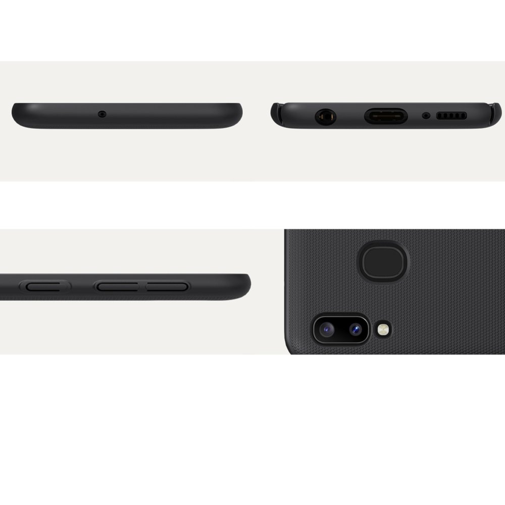 Pokrowiec Nillkin Super Frosted Shield czarny Samsung Galaxy A20e / 9