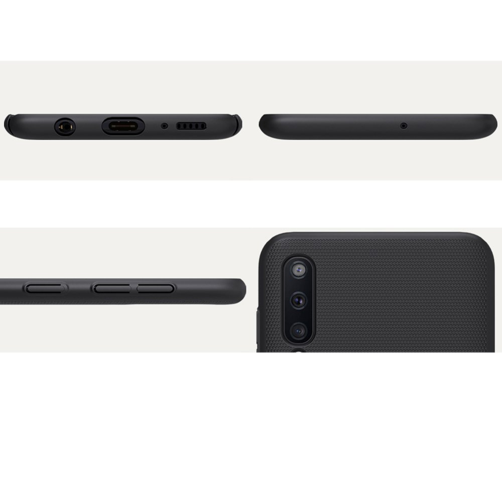 Pokrowiec Nillkin Super Frosted Shield czarny Samsung Galaxy A30s / 10