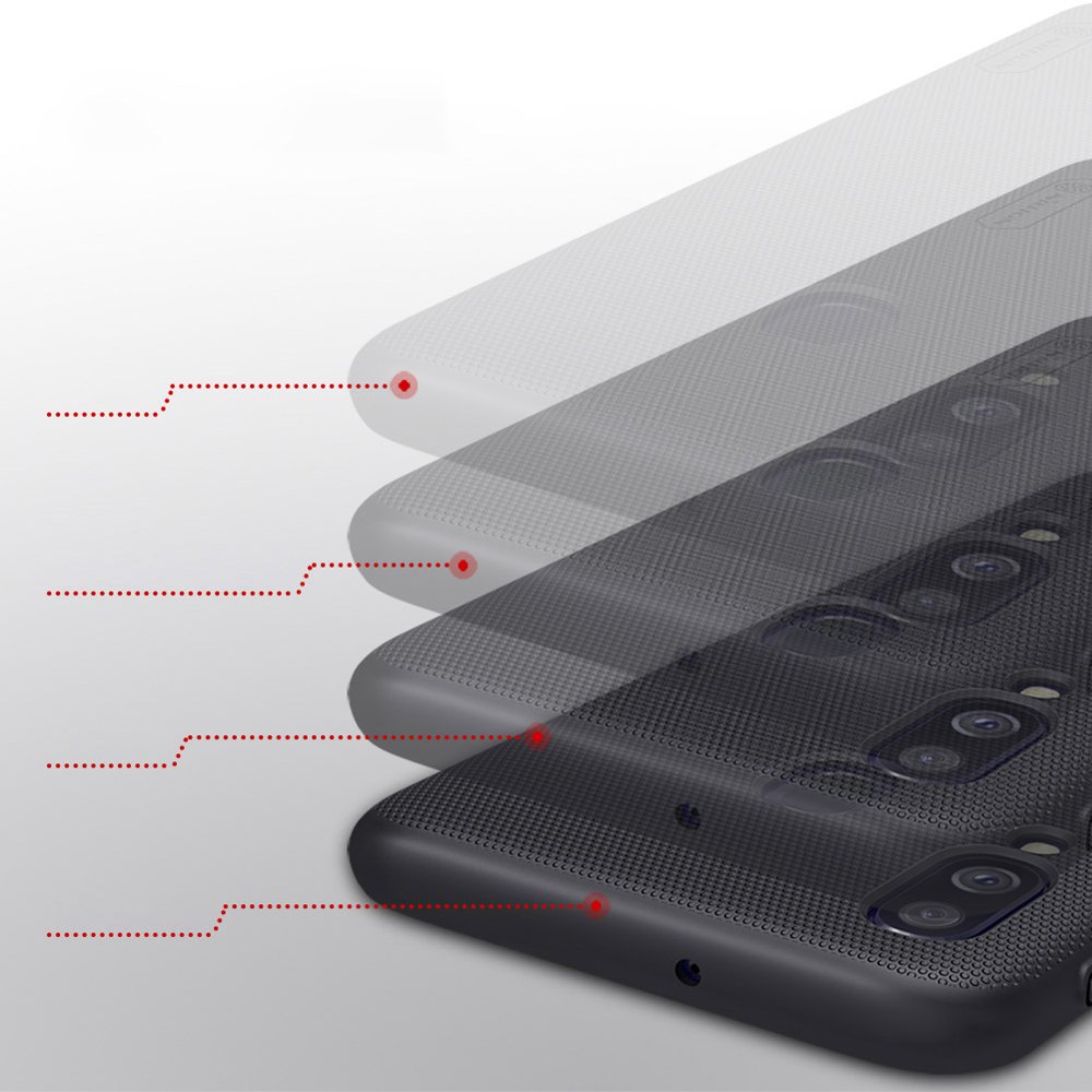 Pokrowiec Nillkin Super Frosted Shield czarny Samsung Galaxy A40 / 11 Pokrowiec Nillkin Super Frosted Shield czarny Samsung Galaxy A40 / 11