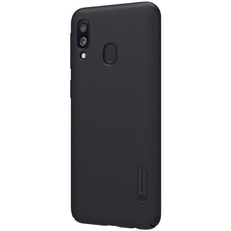 Pokrowiec Nillkin Super Frosted Shield czarny Samsung Galaxy A40 / 3 Pokrowiec Nillkin Super Frosted Shield czarny Samsung Galaxy A40 / 3