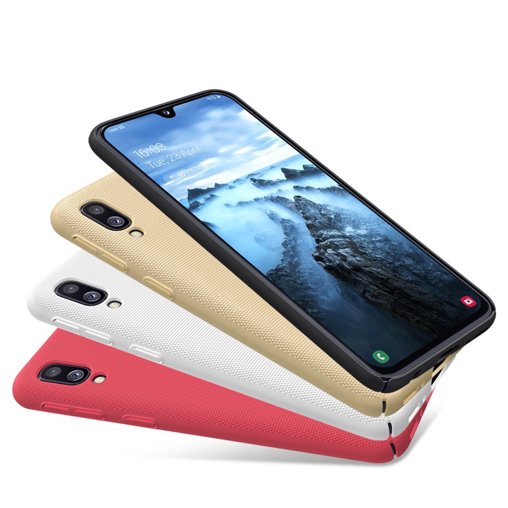 Pokrowiec Nillkin Super Frosted Shield czarny Samsung Galaxy A40 / 6 Pokrowiec Nillkin Super Frosted Shield czarny Samsung Galaxy A40 / 6