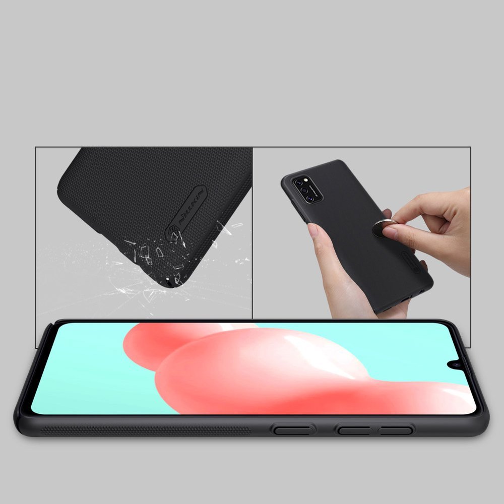 Pokrowiec Nillkin Super Frosted Shield czarny Samsung Galaxy A41 / 10