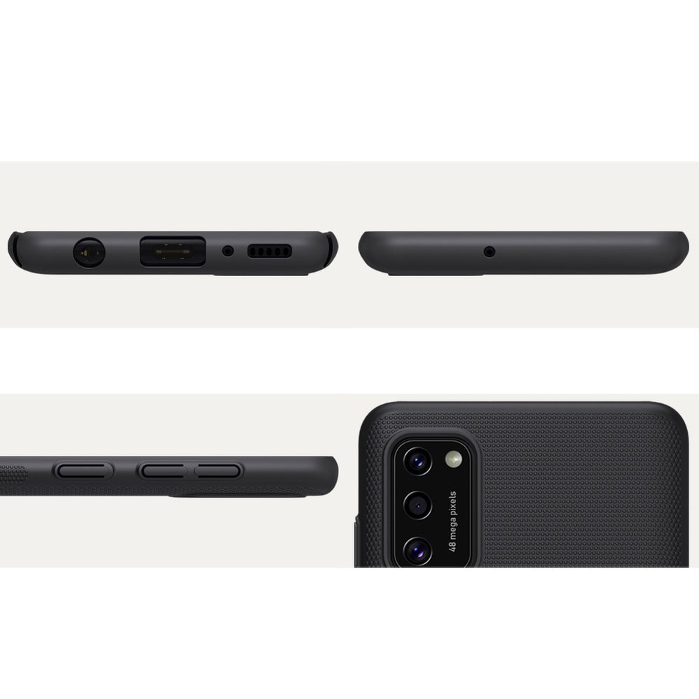 Pokrowiec Nillkin Super Frosted Shield czarny Samsung Galaxy A41 / 12