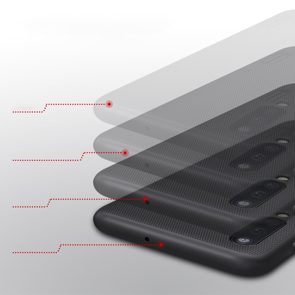 Pokrowiec Nillkin Super Frosted Shield czarny Samsung Galaxy A50 / 11