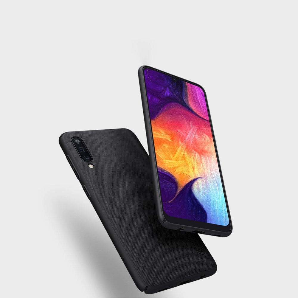 Pokrowiec Nillkin Super Frosted Shield czarny Samsung Galaxy A50s / 5