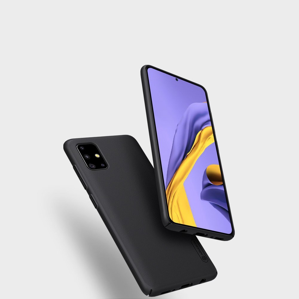 Pokrowiec Nillkin Super Frosted Shield czarny Samsung Galaxy A51 / 7 Pokrowiec Nillkin Super Frosted Shield czarny Samsung Galaxy A51 / 7