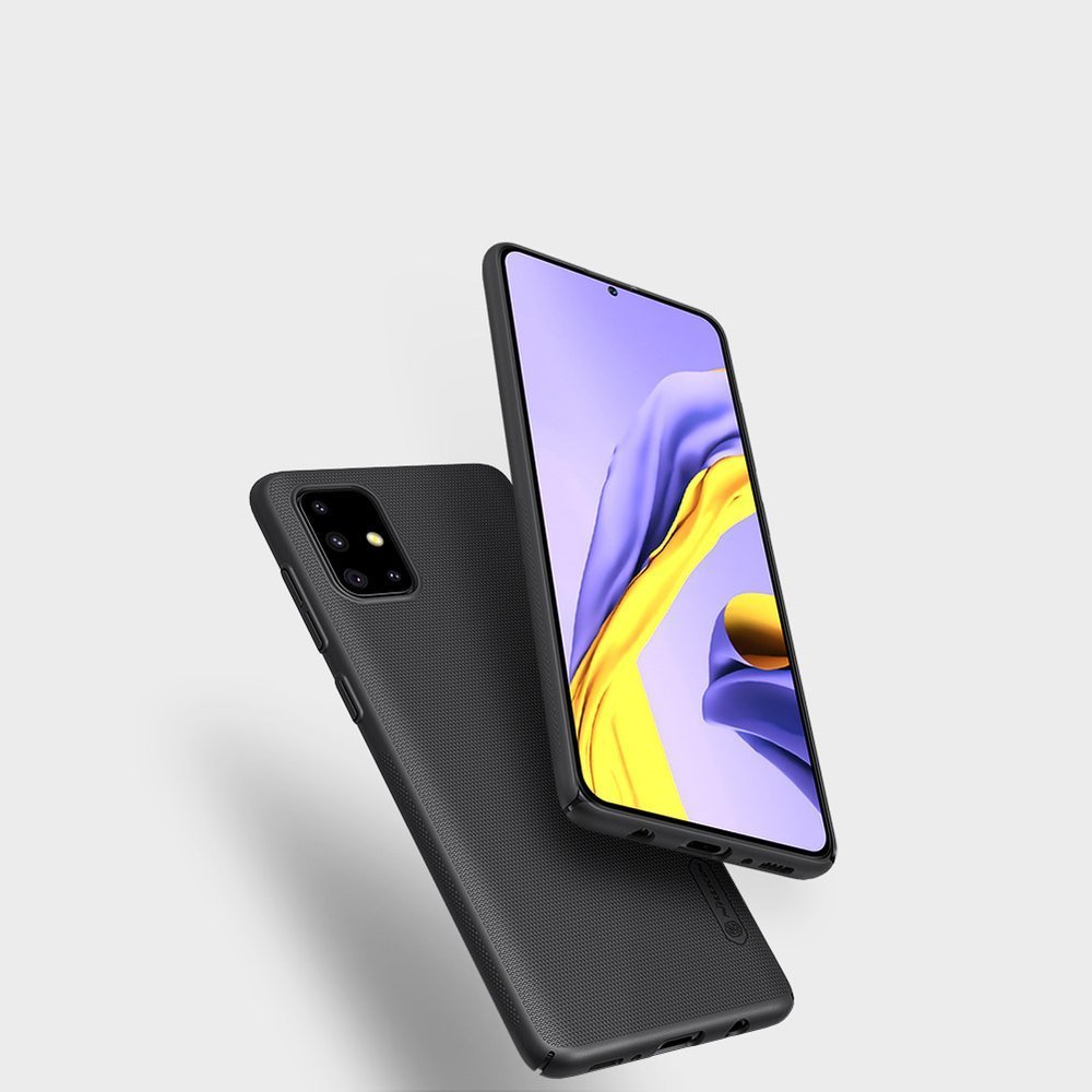 Pokrowiec Nillkin Super Frosted Shield czarny Samsung Galaxy A71 / 5