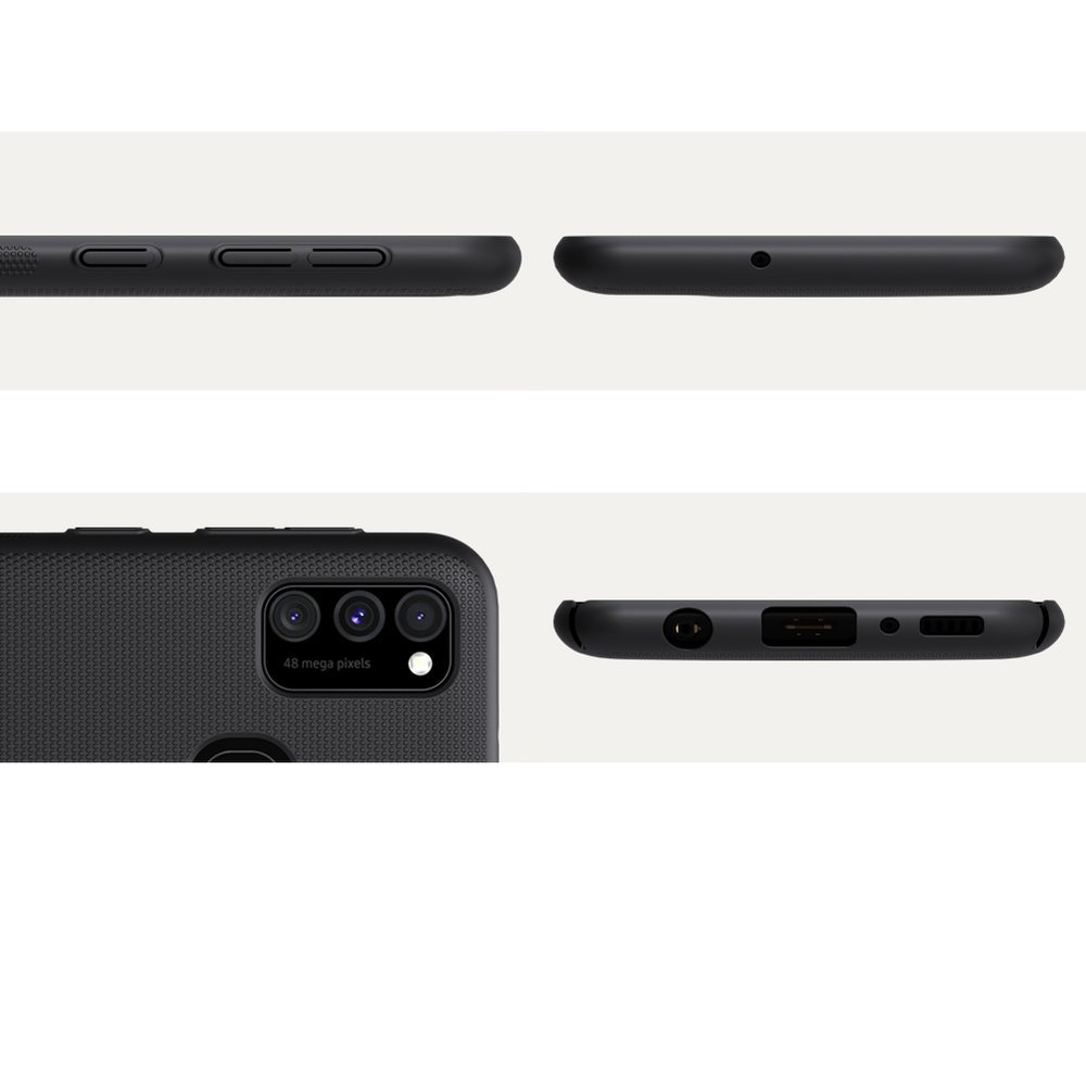 Pokrowiec Nillkin Super Frosted Shield czarny Samsung Galaxy M21 / 7