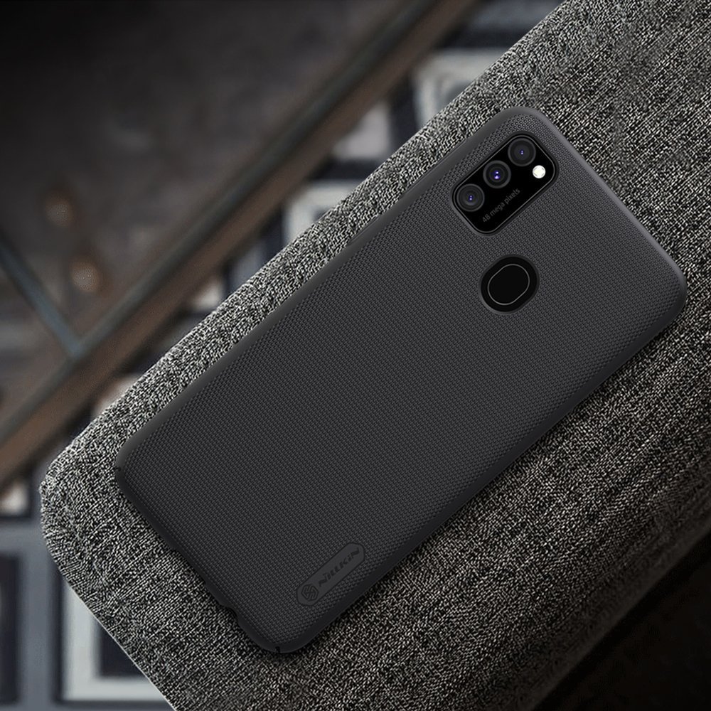 Pokrowiec Nillkin Super Frosted Shield czarny Samsung Galaxy M21 / 8