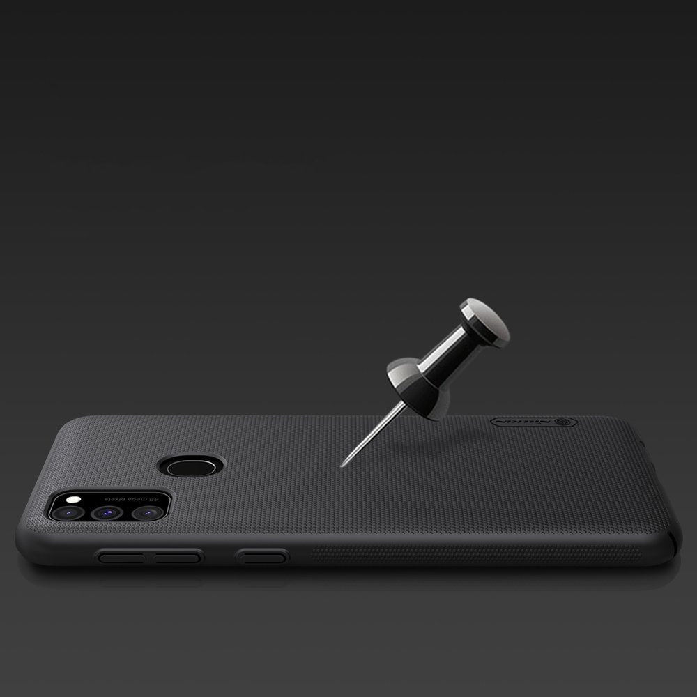 Pokrowiec Nillkin Super Frosted Shield czarny Samsung Galaxy M30s / 10