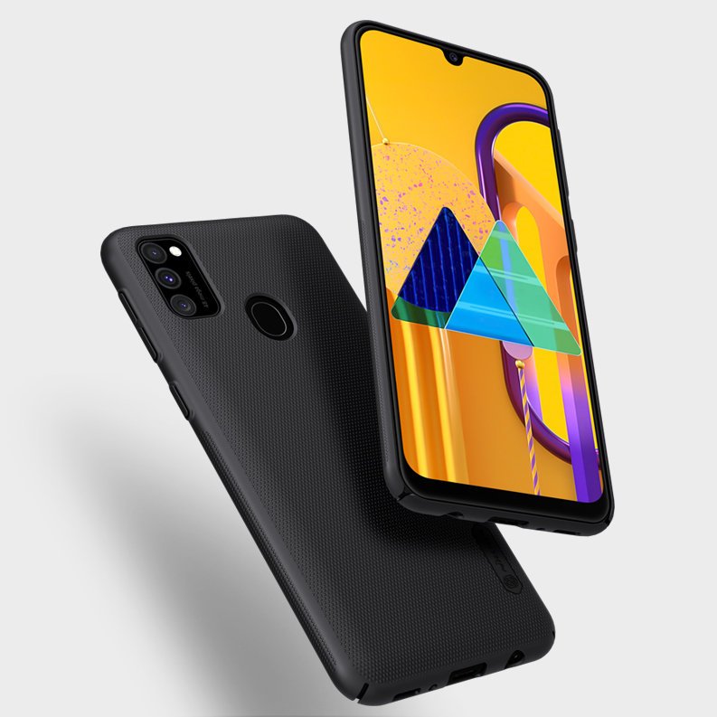Pokrowiec Nillkin Super Frosted Shield czarny Samsung Galaxy M30s / 4