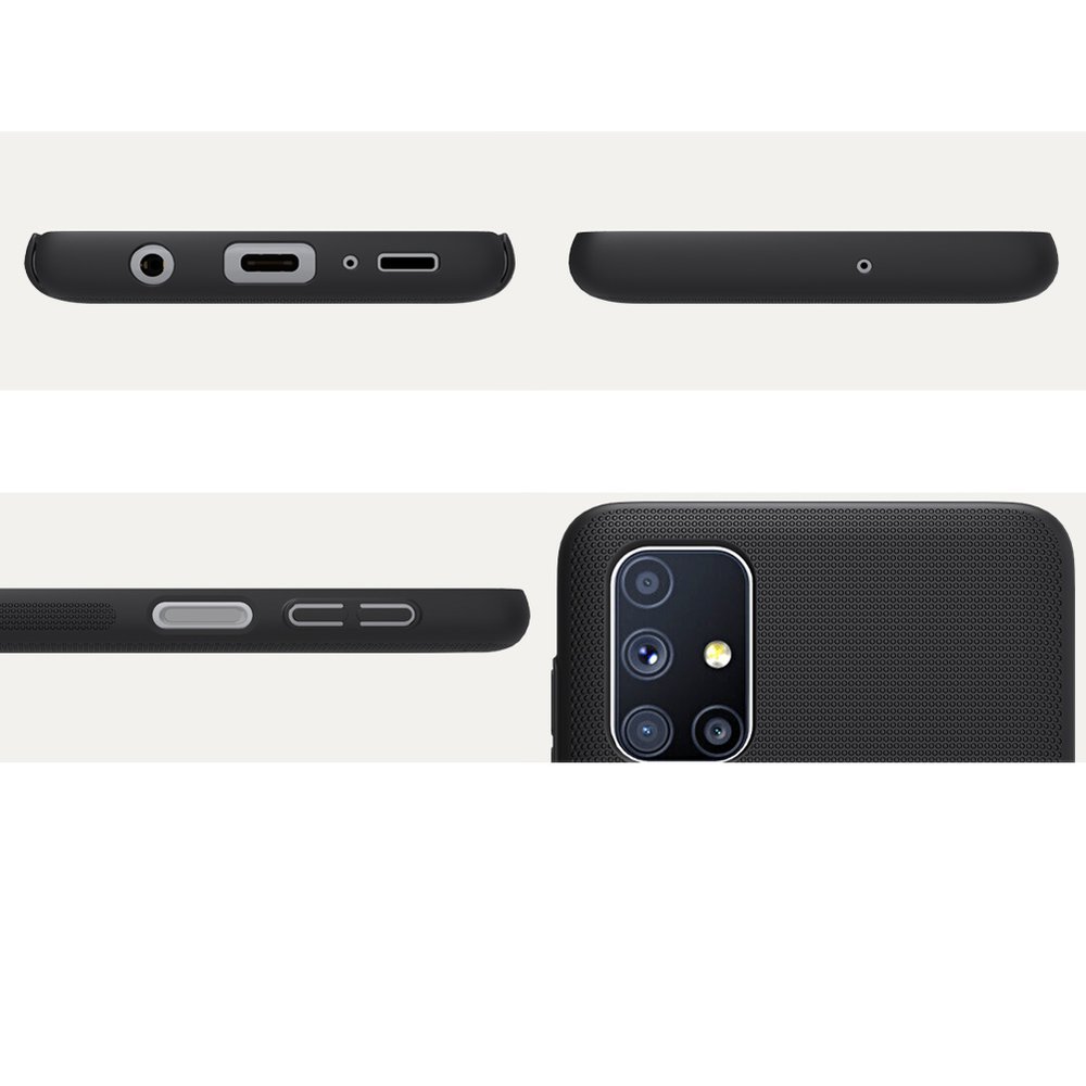 Pokrowiec Nillkin Super Frosted Shield czarny Samsung Galaxy M51 / 11