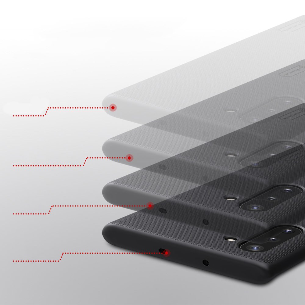 Pokrowiec Nillkin Super Frosted Shield czarny Samsung Galaxy Note 10 / 12 Pokrowiec Nillkin Super Frosted Shield czarny Samsung Galaxy Note 10 / 12