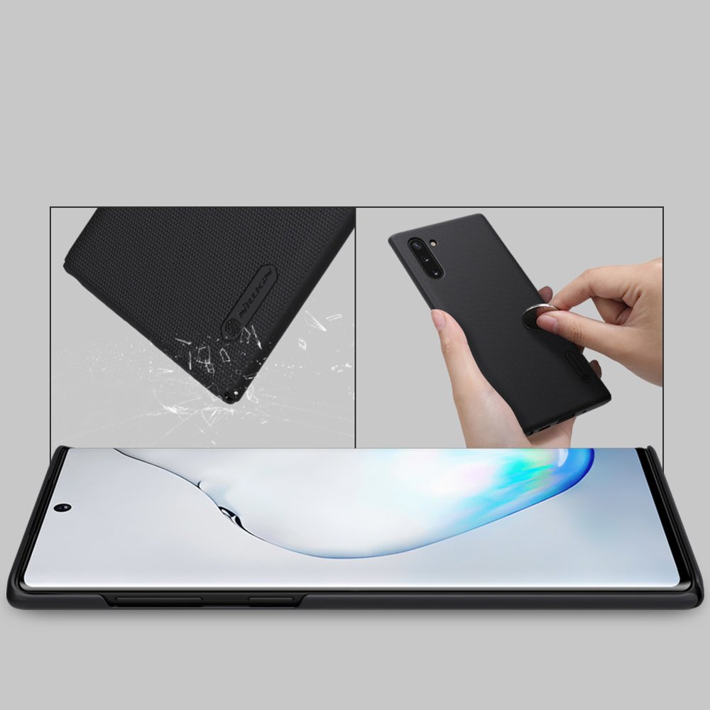 Pokrowiec Nillkin Super Frosted Shield czarny Samsung Galaxy Note 10 / 9 Pokrowiec Nillkin Super Frosted Shield czarny Samsung Galaxy Note 10 / 9