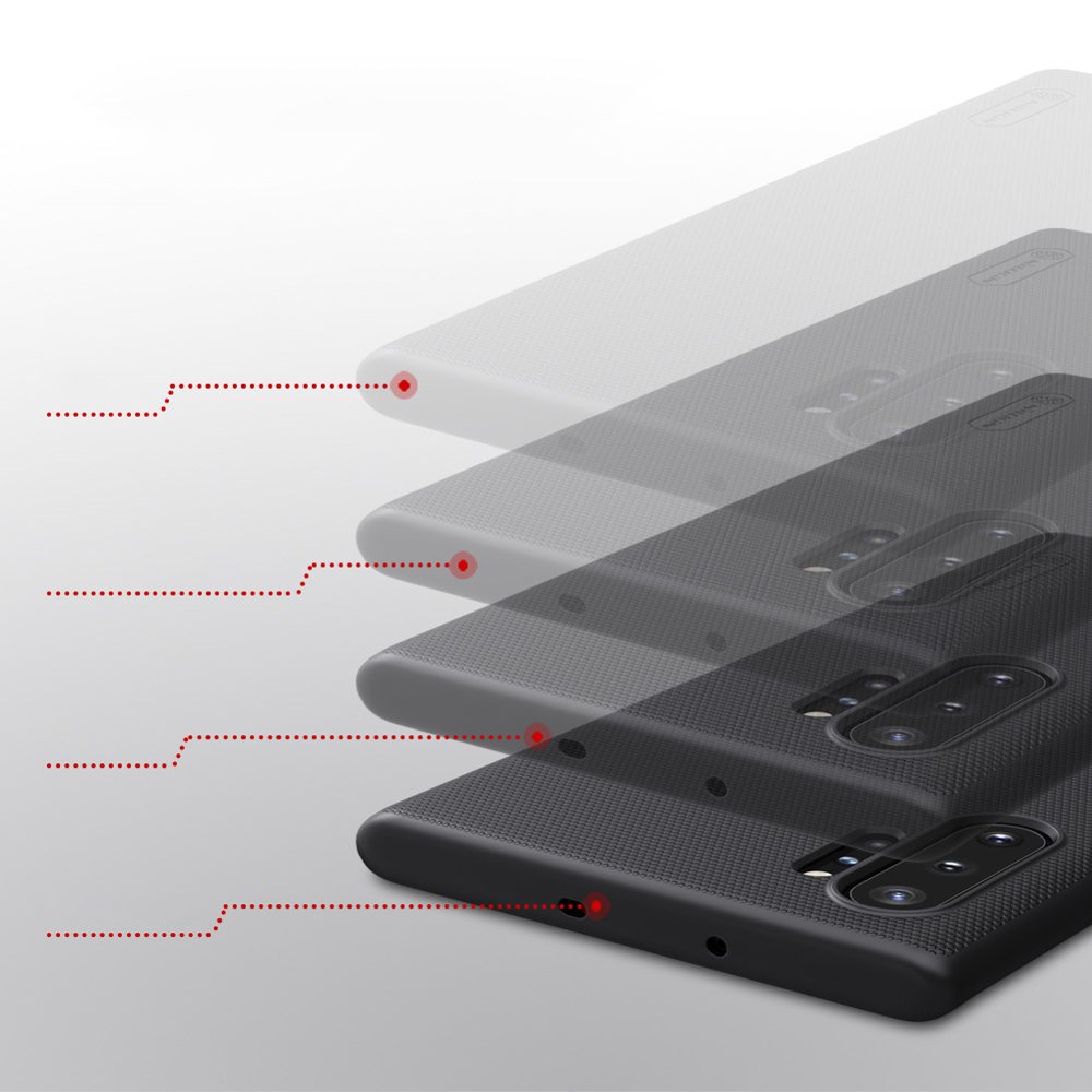 Pokrowiec Nillkin Super Frosted Shield czarny Samsung Galaxy Note 10 Plus / 12